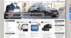 Desktop Screenshot of bavaria-limousines.com